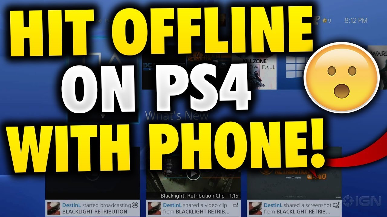 how to boot people offline ps4 easy